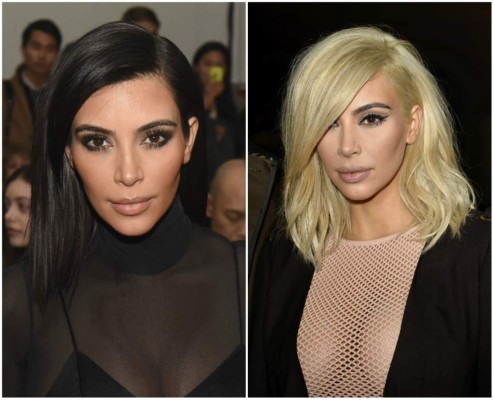 De negro o rubia ¿Cómo luce mejor Kim Kardashian?