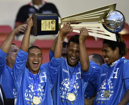 Así festejó Honduras la obtención de la Copa Centroamericana