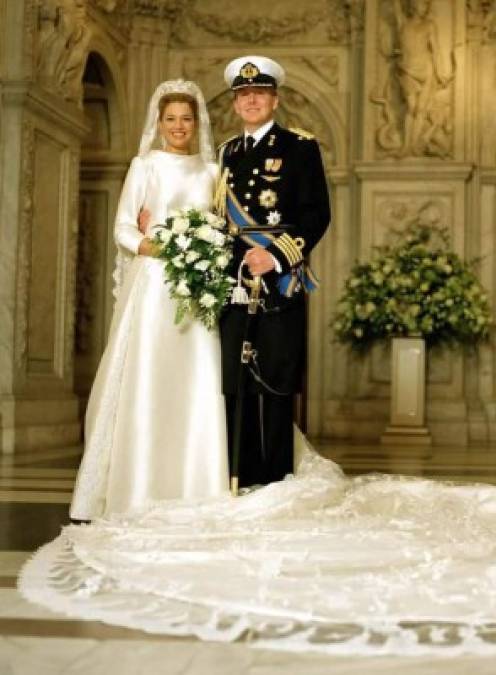 7. Máxima Zorreguieta<br/>Se casó con el Príncipe Guillermo Alejandro de Holanda el 2 de febrero de 2002<br/><br/>