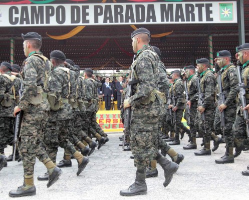 Ascienden a 291 oficiales de las Fuerzas Armadas de Honduras