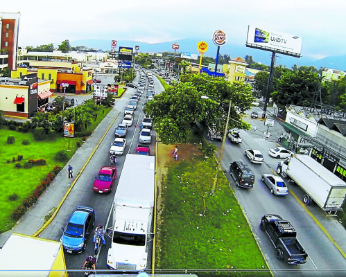 Bulevares de San Pedro Sula ya no se dan abasto