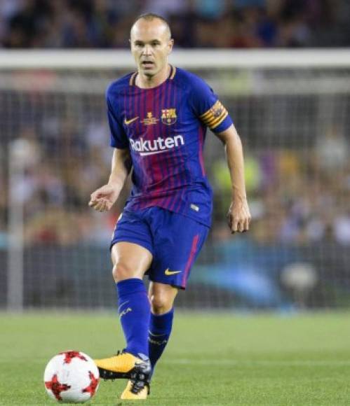 12. Andrés Iniesta del Barcelona - 200 millones de euros.