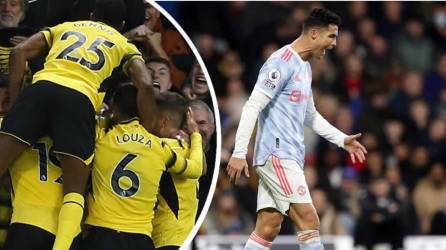 El Watford humilló al Manchester United de Cristiano Ronaldo en la Premier League.