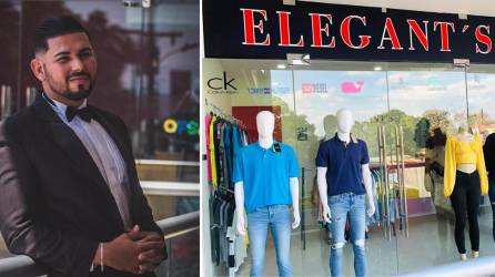 Eduardo Tovar tiene una tienda de ropa.