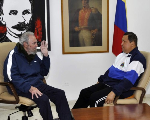 Fidel Castro, un imán internacional captado en imágenes