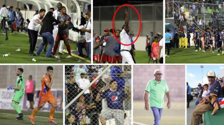 Las imágenes que nos dejaron los partidos Motagua-Real Sociedad y UPN-Marathón que cerraron la jornada 17 del Torneo Apertura 2022 de la Liga Nacional de Honduras.