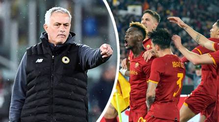 La Roma de Mourinho se clasificó a la final de la Conference League tras eliminar al Leicester.