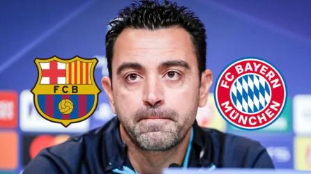 Xavi Hernández compareció en conferencia de prensa previo al partido del Barcelona contra el Bayern Múnich en Alemania.