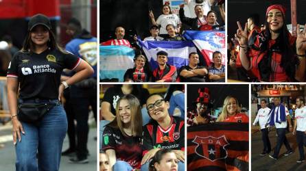 Las imágenes del gran ambiente que se vivió en el partido de vuelta de la final de la Liga Concacaf 2022 entre Alajuelense y Olimpia en el estadio Alejandro Morera Soto. Los olimpistas dijeron presente.