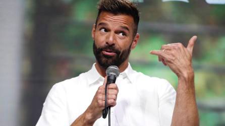 El cantante y actor Ricky Martin.