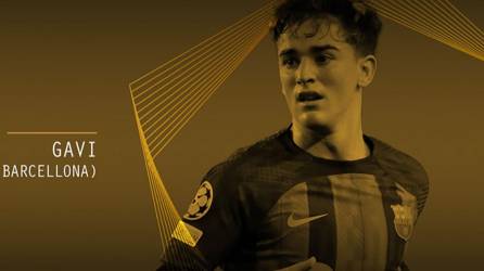 El mediocampista del Barcelona, Gavi, fue elegido como el Golden Boy 2022.