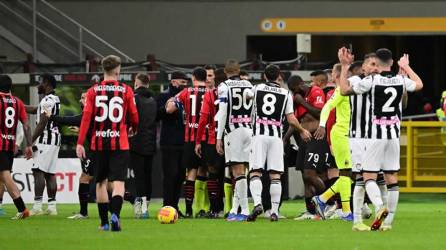 El AC Milán no pasó del empate 1-1 contra el Udinese en San Siro.