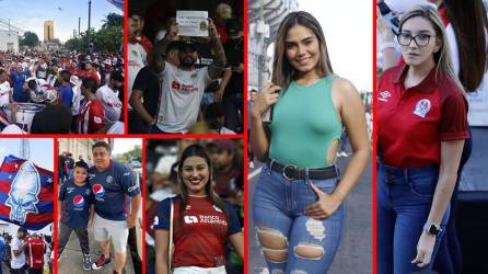 Las imágenes del ambientazo que se vivió en el Clásico Olimpia-Motagua que se jugó en el estadio Morazán, con fiesta blanca y bellas chicas.