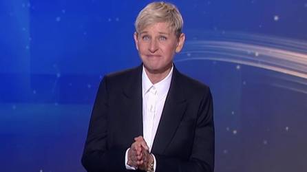 La presentadora Ellen DeGeneres.