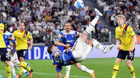 La Juventus rescató un agónico empate contra el Bolonia.