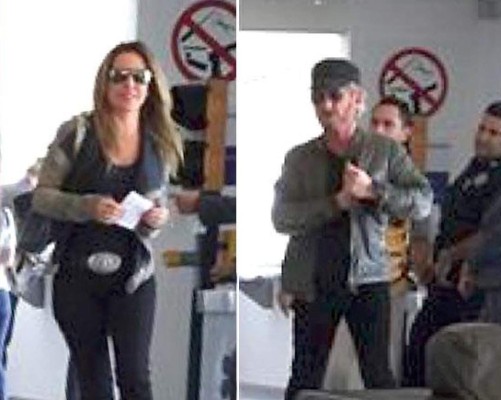 La actriz Kate del Castillo y el actor Sean Penn fueron captados en el aeropuerto, previo al encuentro con El Chapo Guzmán.