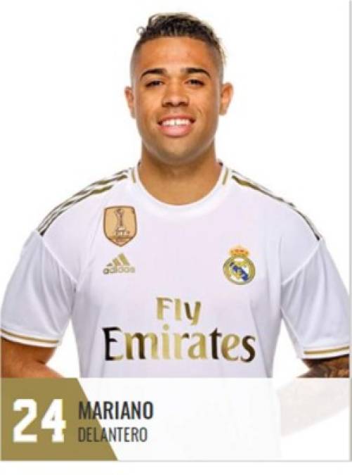 Mariano Díaz - El delantero español de ascendencia dominicana ha dejado el número 7 que ahora llevará Eden Hazard y escogió el dorsal 24, a pesar de los rumores de su marcha al Mónaco.