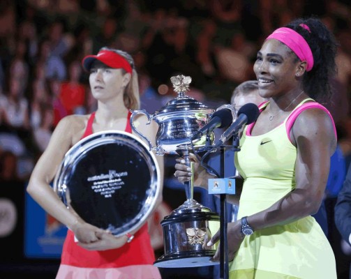 Serena Williams campeona del Australian Open tras vencer a Sharapova