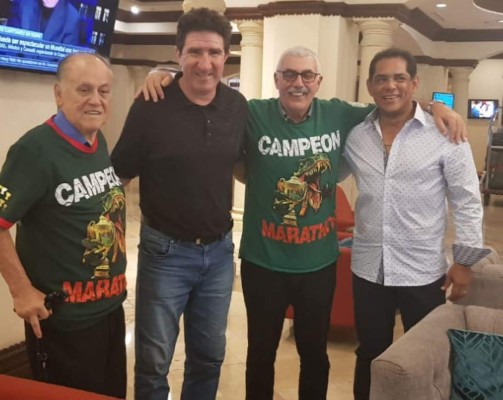Héctor Vargas, Keosseián y 'Chelato' Uclés se reunieron para recordar viejos tiempos