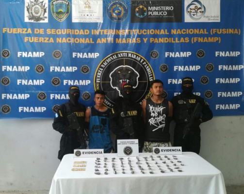 Capturan a dos supuestos integrantes de la MS en Santa Cruz de Yojoa, Cortés