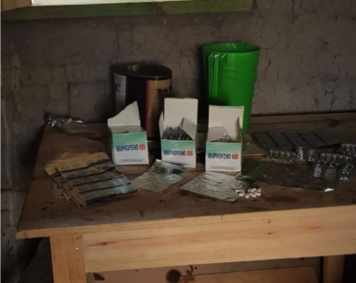 Talanga: Encuentran laboratorio clandestino de medicamentos
