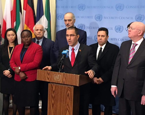 Gobierno de Maduro anuncia apoyo de medio centenar de países en la ONU