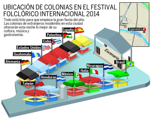 Hoy es el Festival Folclórico Internacional en Expocentro