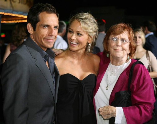 Murió la mamá de Ben Stiller