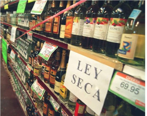 Ley seca durante 10 horas este 15 de septiembre en Honduras