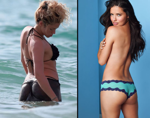 Shakira y Adriana Lima entre las estrellas más peligrosas de la red