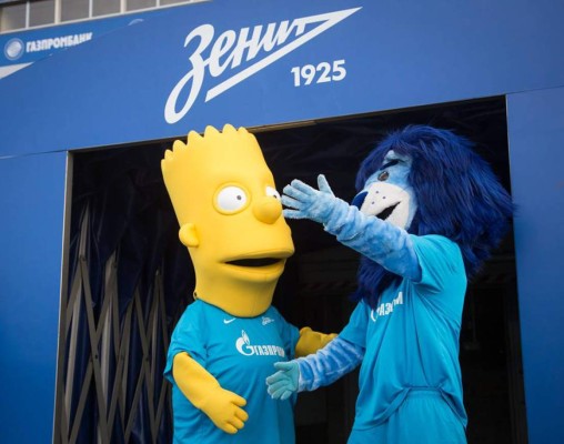 El Zenit de San Petersburgo fichó a Bart Simpson