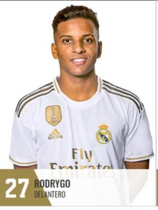 Rodrygo Goes - El joven delantero brasileño confirma su ficha y dorsal del primer equipo y llevará el número 27.