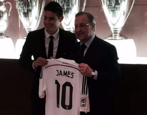 Madridistas se vuelcan al Bernabéu para recibir a James Rodríguez