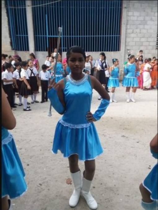 Danna Sofía Torres estudiante del séptimo año del jardin, escuela e instituto Zoila Pineda Zapotal.