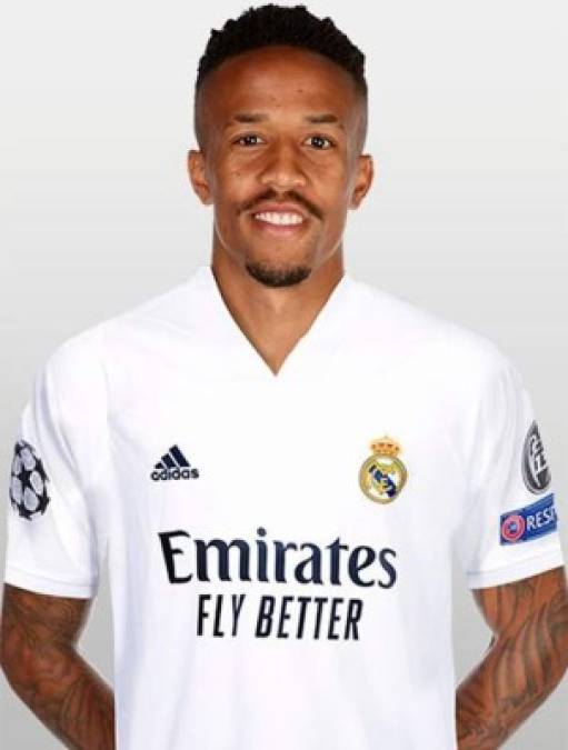 Éder Militão (22 años) - El defensa brasileño es el que lleva el número '3' en el Real Madrid.