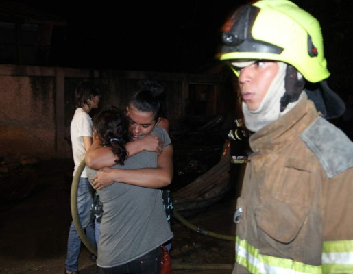 Incendio deja una mujer con lesiones en San Pedro Sula