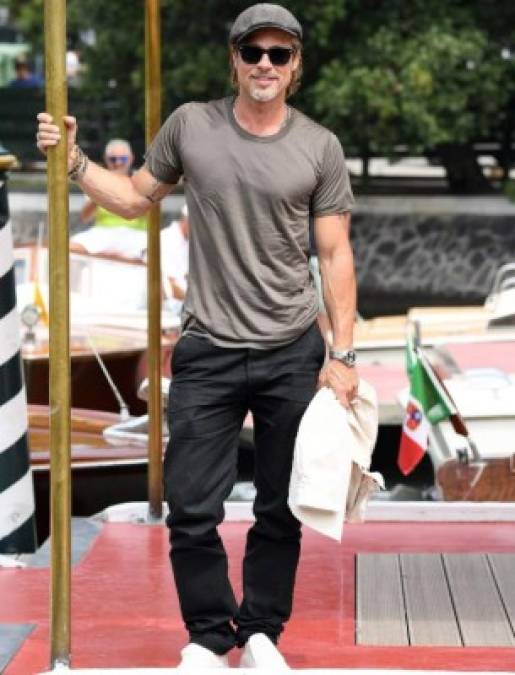 La estrella de 'Once Upon a Time in Hollywood' arribó al inicio del Festival de Cine de Venecia de 2019 este miércoles (28 de agosto) en Venecia, Italia, en uno de los populares taxis acuáticos.<br/>