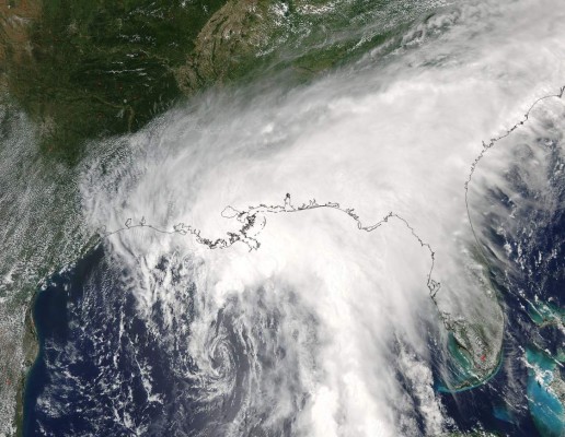 Tormenta Cindy tocó tierra en la frontera entre Luisiana y Texas