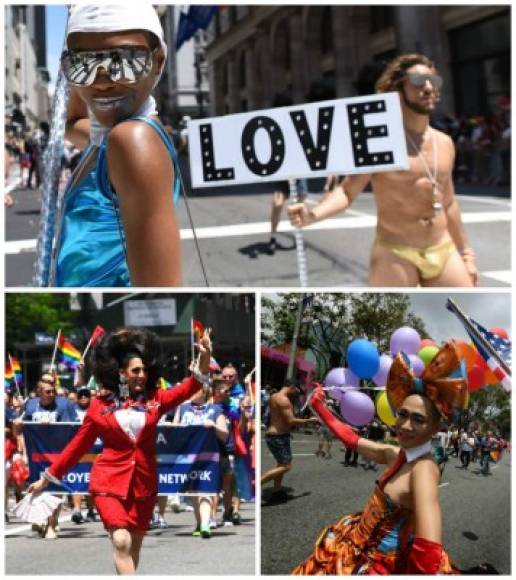 La marcha reune a toda la comunidad LGBTQ de la ciudad y sus alrededores.