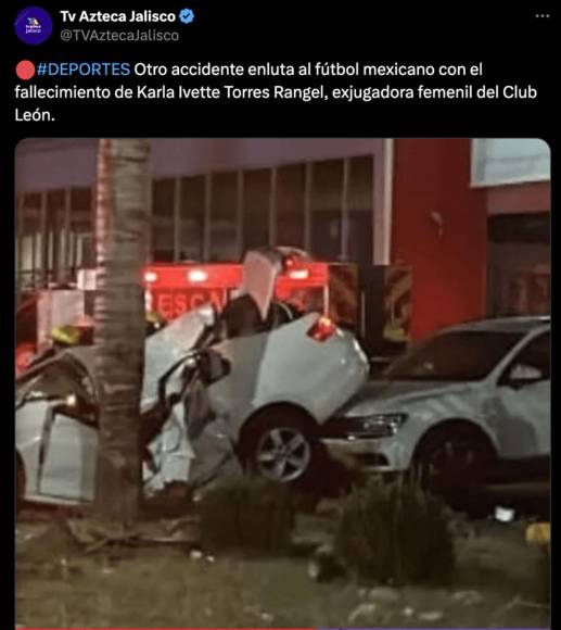 Según informó la Secretaría de Seguridad Pública de León, la exjugadora de la Liga MX Femenil conducía a exceso a velocidad.