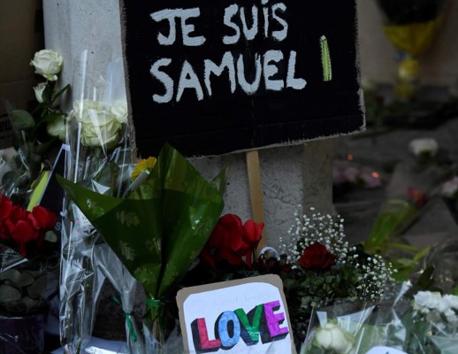 Conmoción y varios detenidos en Francia tras la decapitación de un profesor en plena calle