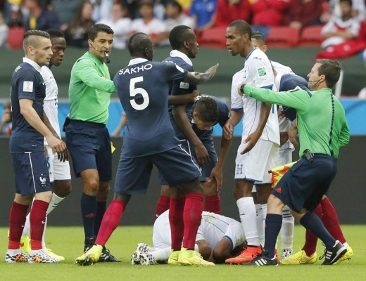 Debut humillante de Honduras con dura derrota frente a Francia