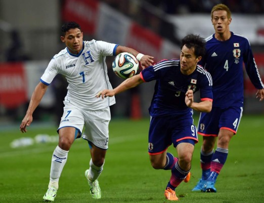 Honduras, humillada y goleada por Japón en amistoso