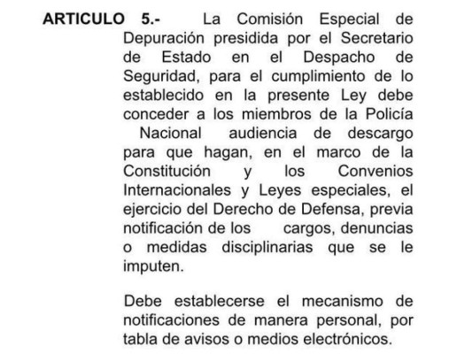 Así fue la aprobación del decreto para depurar la Policía