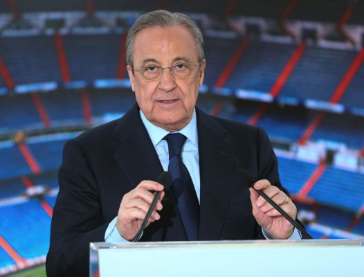 Florentino Pérez, presidente de la Superliga: 'Vamos a ayudar al fútbol'