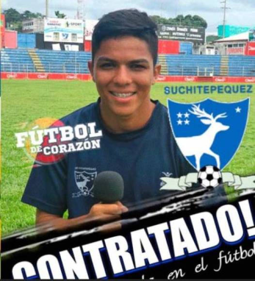 Ofir Elifelet Padilla Licona: Juvenil hondureño que fue fichado por el Suchitepéquez de la Primera División de Guatemala. Foto Fútbol de Corazón.<br/>