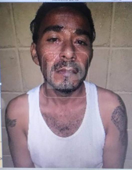 Es es la última imagen de 'El Porkys', capturada ayer antes de su liberación. El pandillero estuvo involucrado en las muertes de tres reclusos dentro de la cocina del módulo 8 de la cárcel en Támara en 2015 y de cuatro hombres en un billar en Villanueva, Cortés, en agosto del 2015.