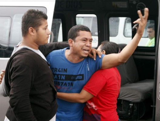 Más de 60 casquillos hallaron en escena de transportista y su hijo en San Pedro Sula