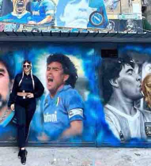 Milu Barbie en sus redes sociales presume su cariño a la Argentina y especialmente a Diego Armando Maradona.