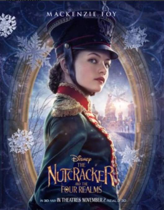 En noviembre se estrena la próxima película de la actriz, 'The Nutcracker'. Fotos: Instagram: mackenziefoy